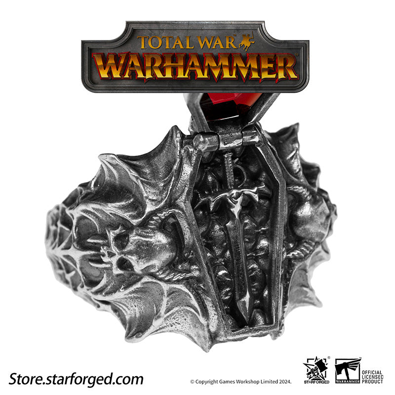 Rings of Immortal Oath Total War Warhammer III Isabella & Vlad Couple's Ring Starforged